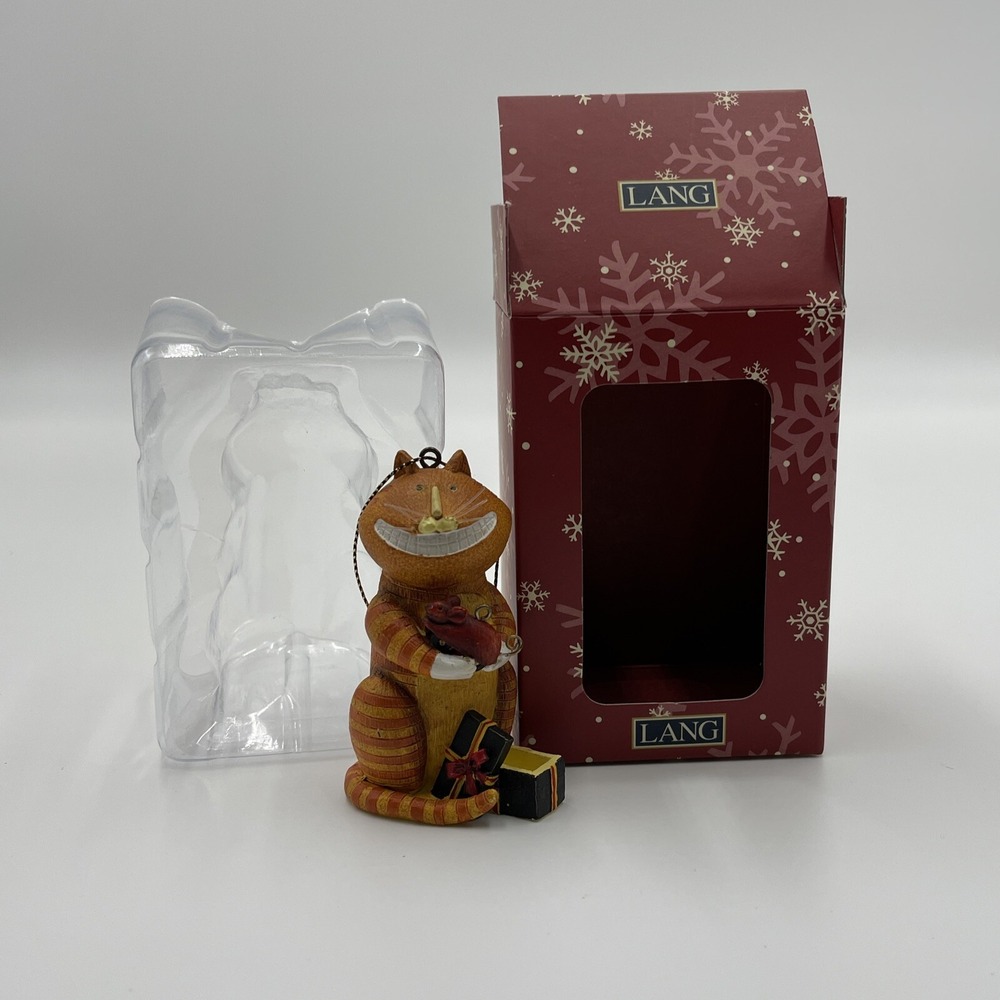 Lang Ornament  Orange Cat Just What I Wanted‎ By Ned Young 2005
